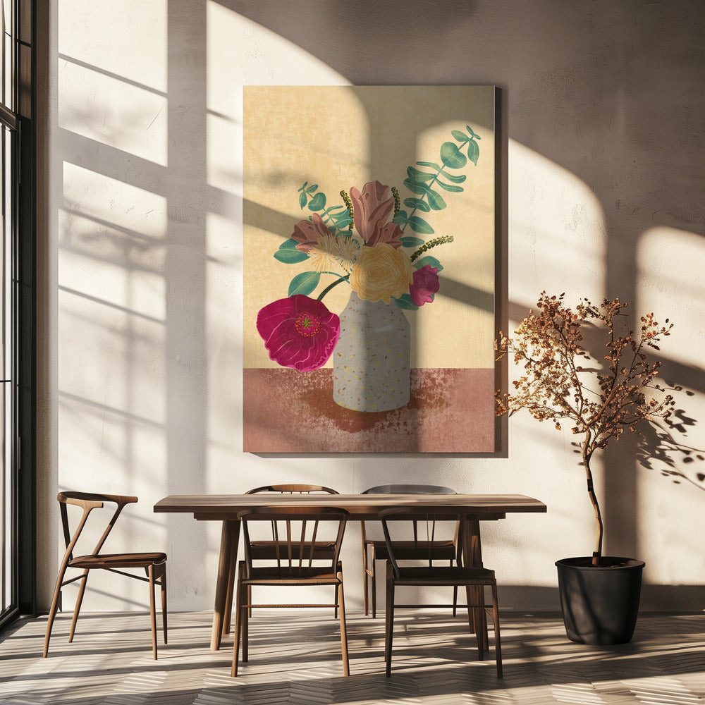 Arrangierte Blumen | Leinwand