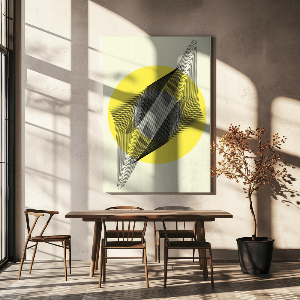 Abstrakte Wellenlandschaft | Leinwand