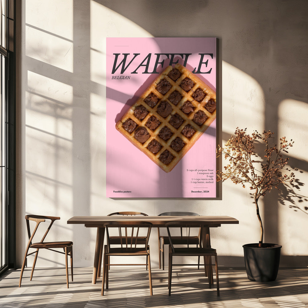 Belgische Waffel | Leinwand