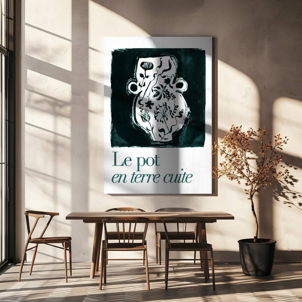 Le Pot De Terre Cuite | Leinwand