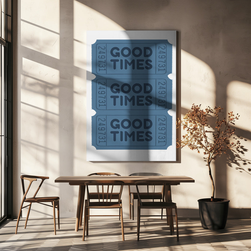 Blue Good Times | Canvas