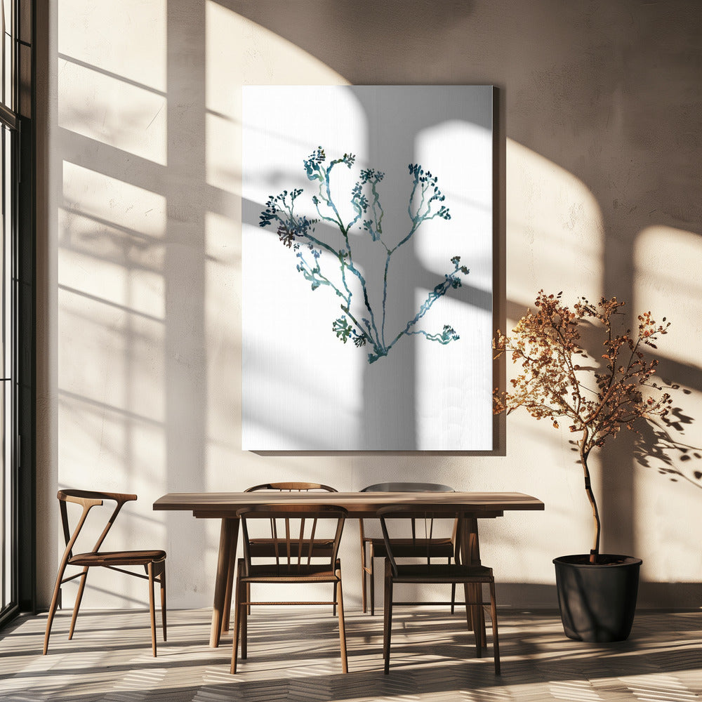 Zarte blaue Blumen 2 | Leinwand