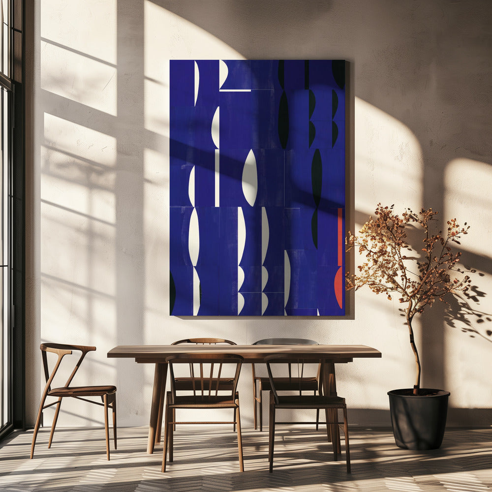Harmonie der geometrischen Abstraktion | Leinwand