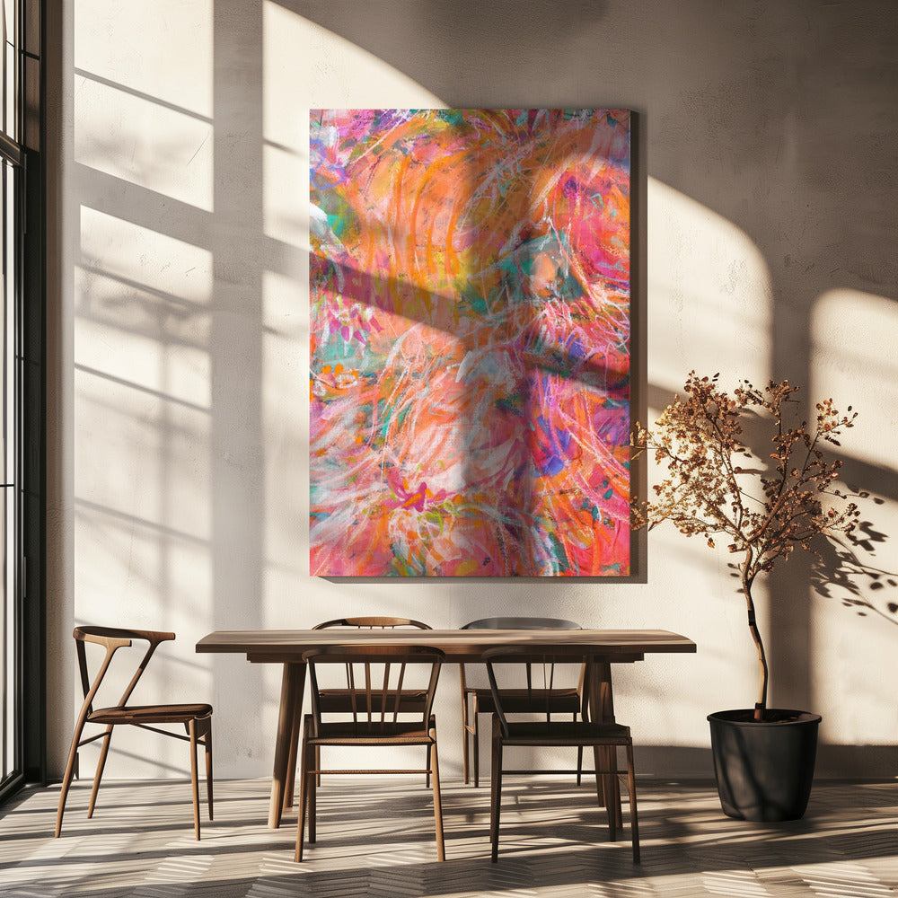 Abstrakte Farbpalette | Leinwand