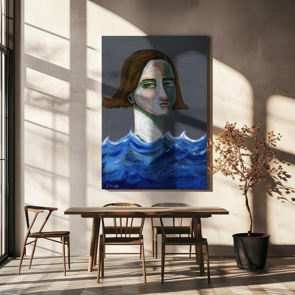 Der Schwimmer | Leinwand