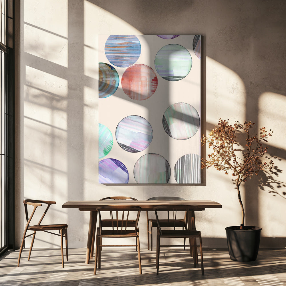 Protection Circles 1 | Canvas