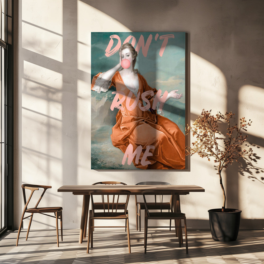 Dontrushmeorange Verhältnis2x3 | Leinwand