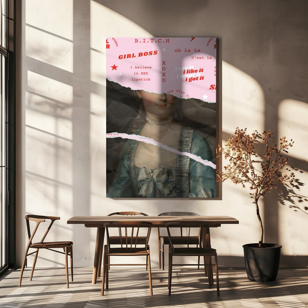 Girlbossmarie Ratioiso | Leinwand