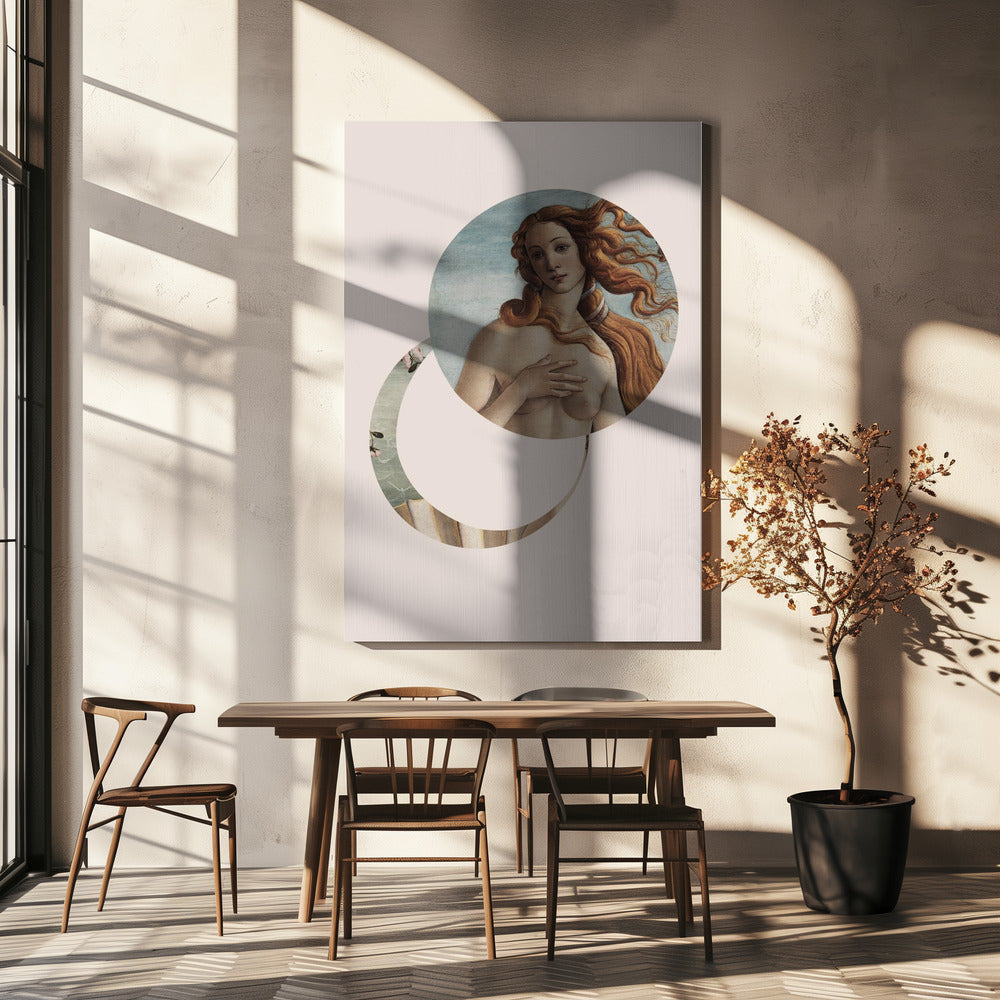 Abstrakte Venus Ratioiso | Leinwand