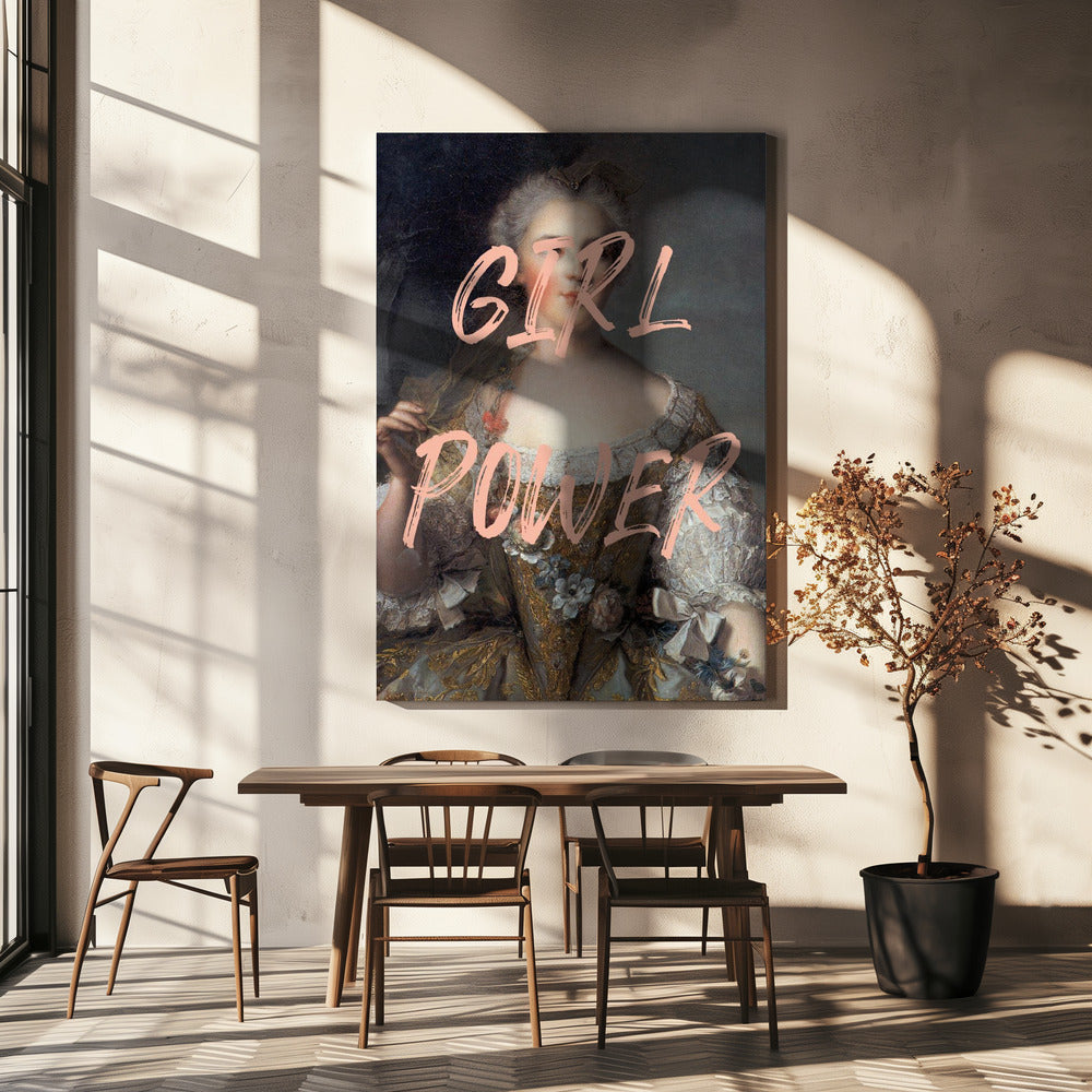 Girlpoweralteredart Ratioiso | Leinwand