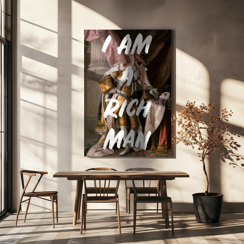 Richmanwhitetext Ratioiso | Leinwand