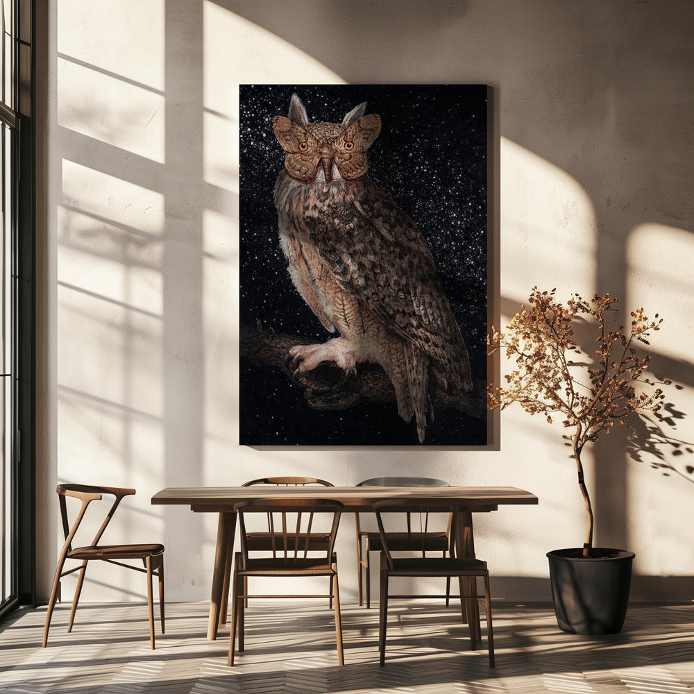 Camouflage und Sterne Farbe | Leinwand