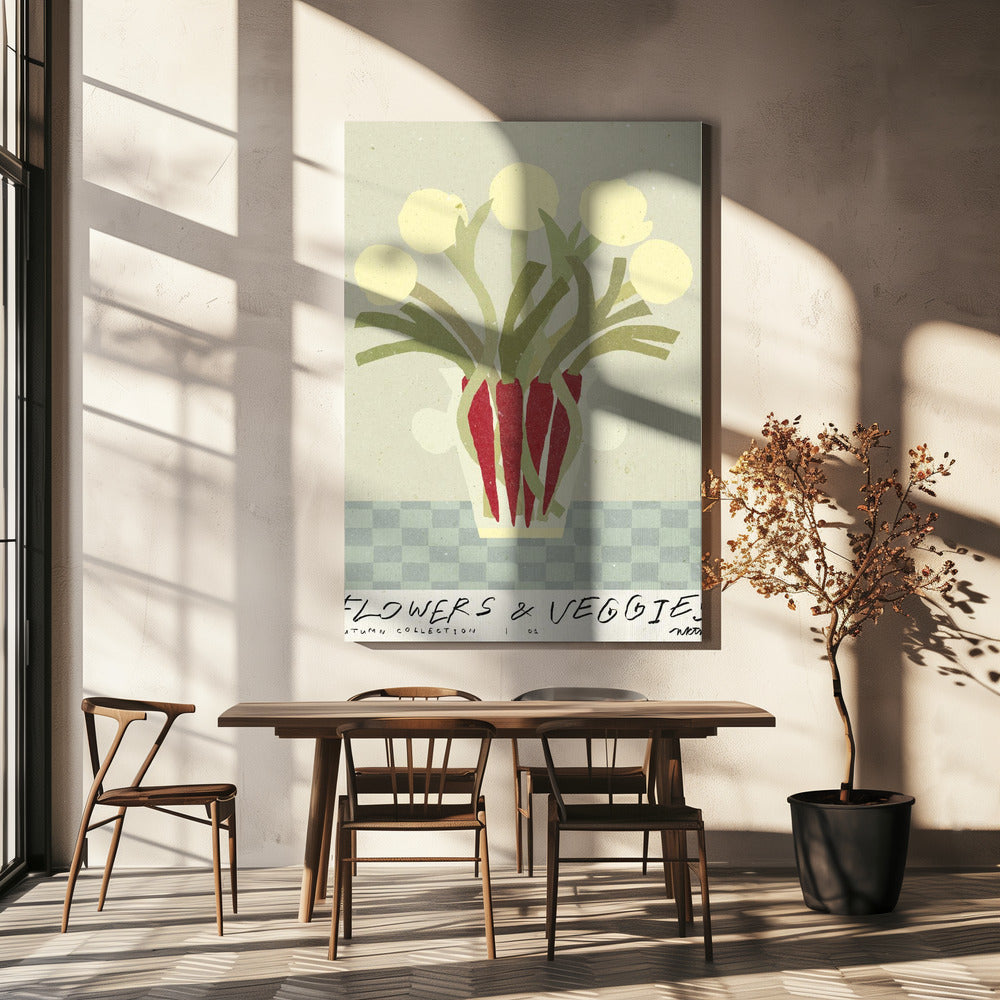 Blumen &amp; Gemüse 01 | Leinwand
