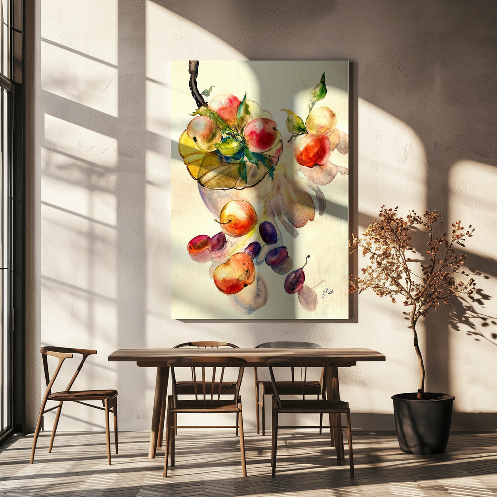 Sonnige Früchte | Leinwand