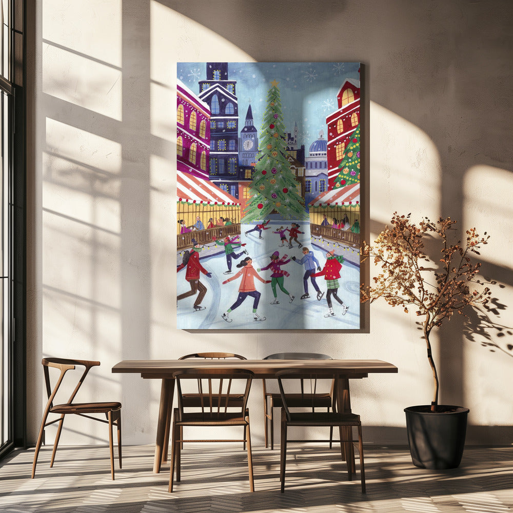 Skaten in London | Leinwand