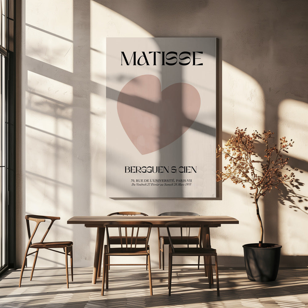 Beige Heart | Canvas