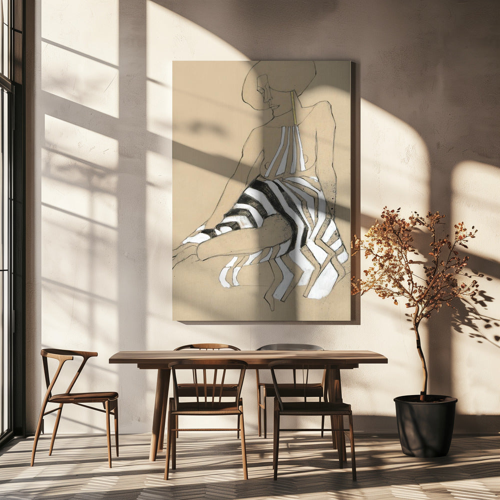 Nude Art Nouveau | Canvas