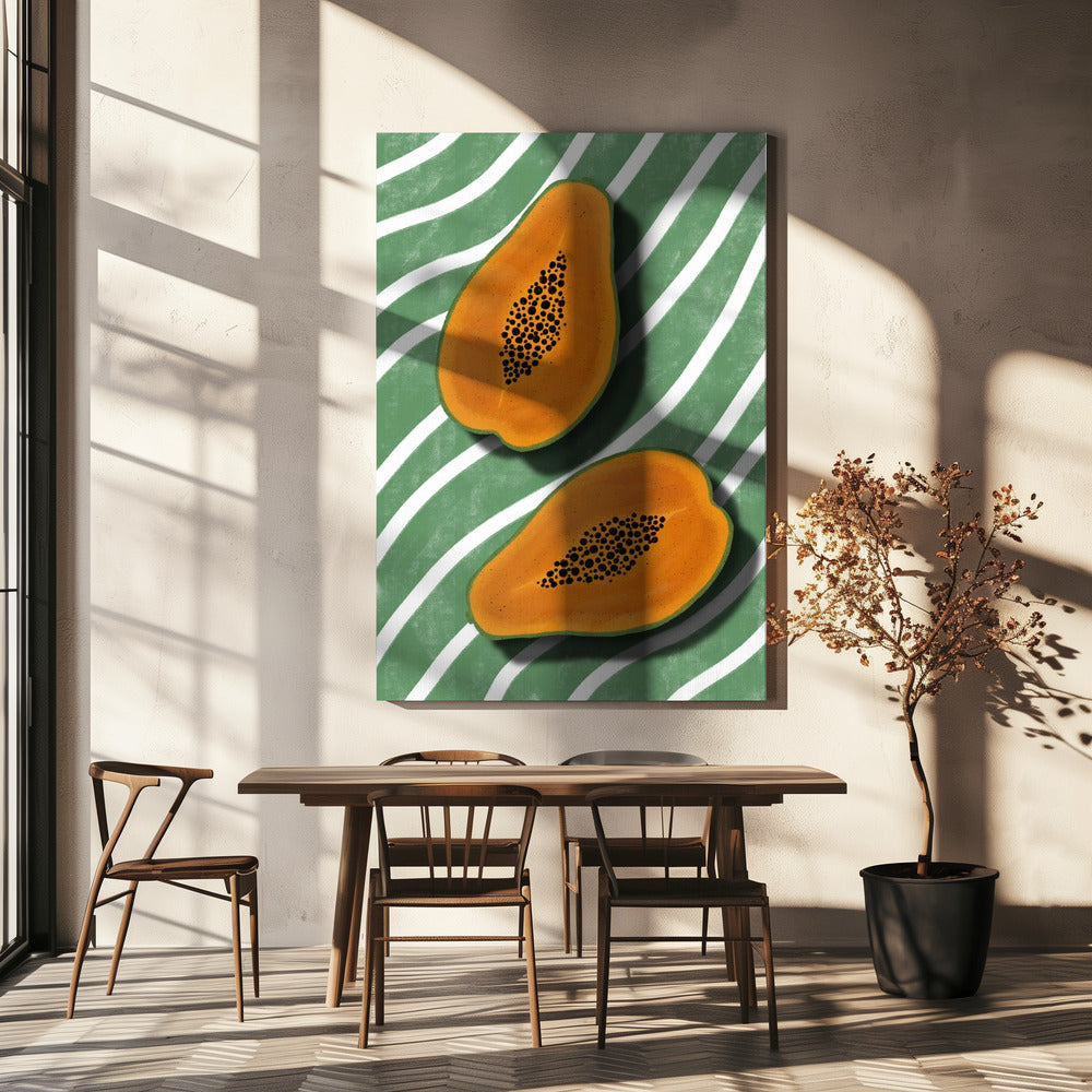 Papayas | Leinwand