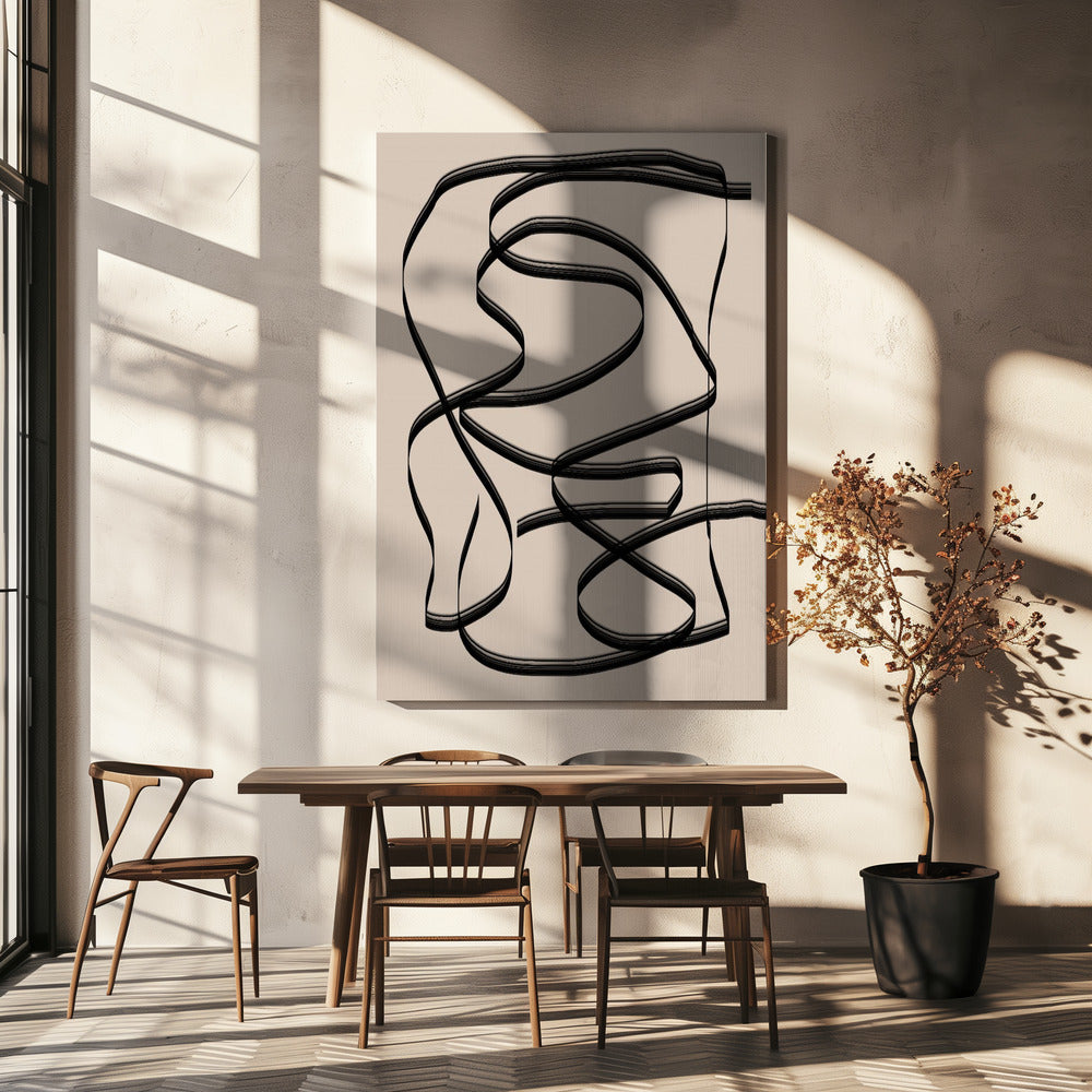 Flowing Lines Maze | Canvas