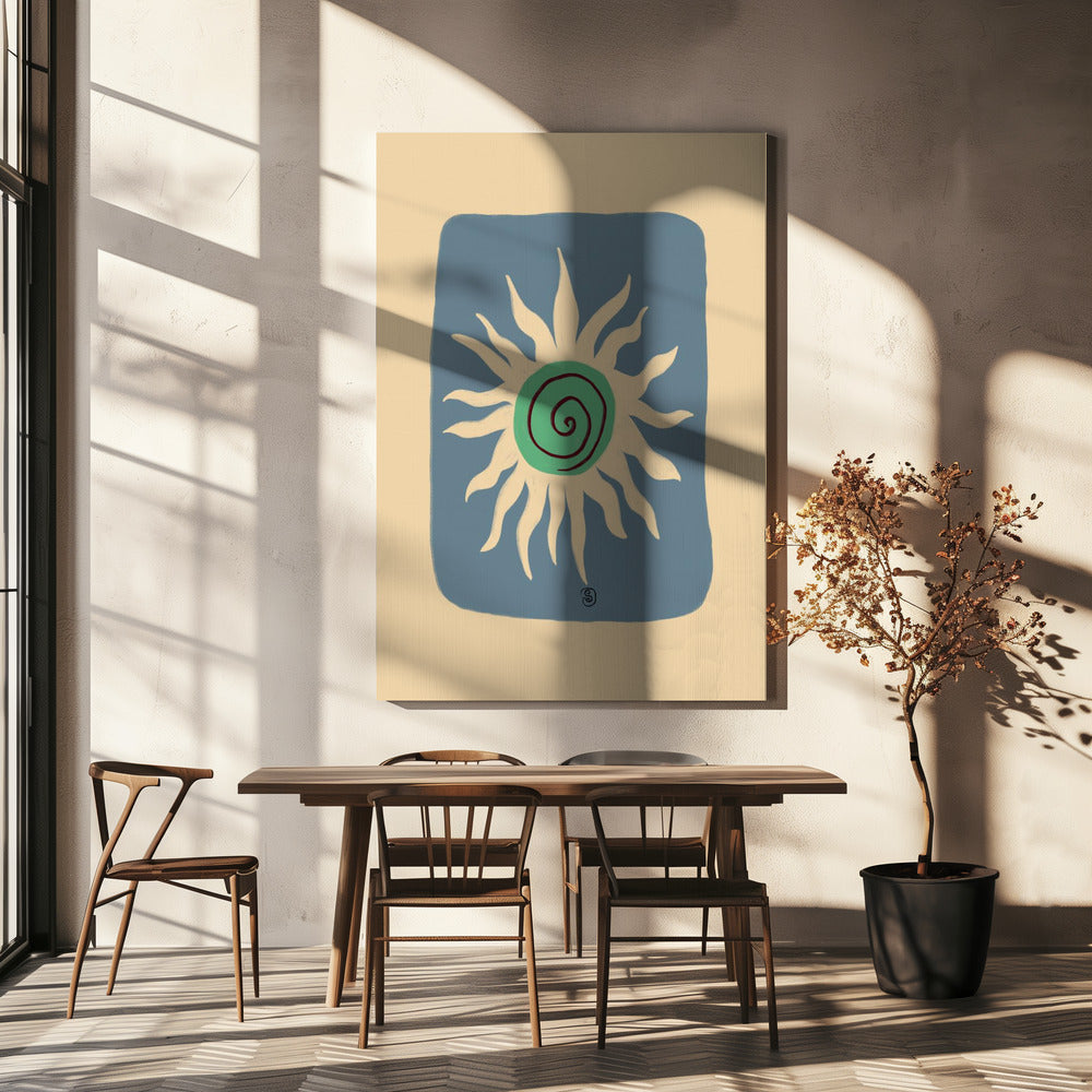 Sun Spiral Dance | Canvas