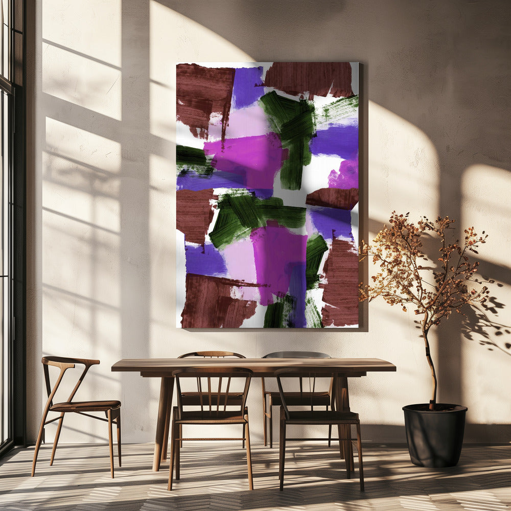 Deep Shades Abstract 2 | Canvas