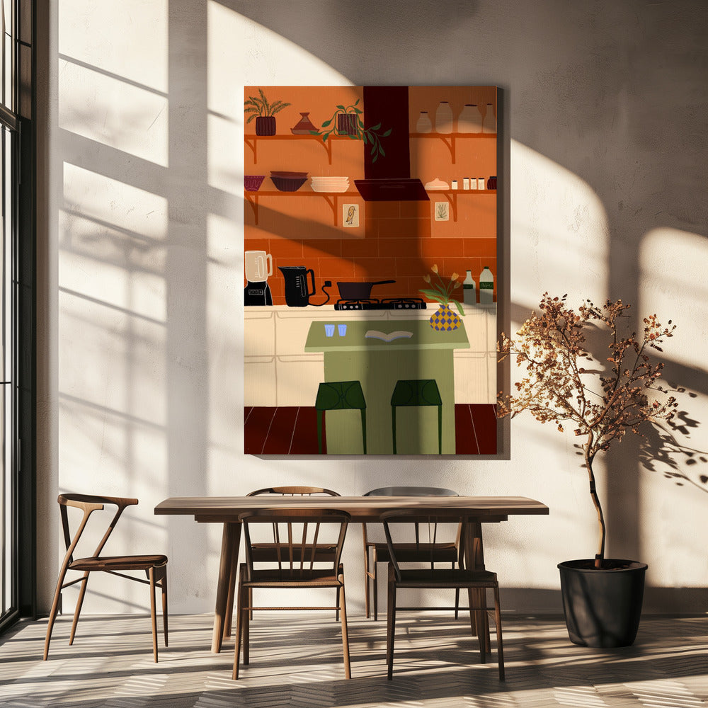 Earthy Kitchen | Canvas
