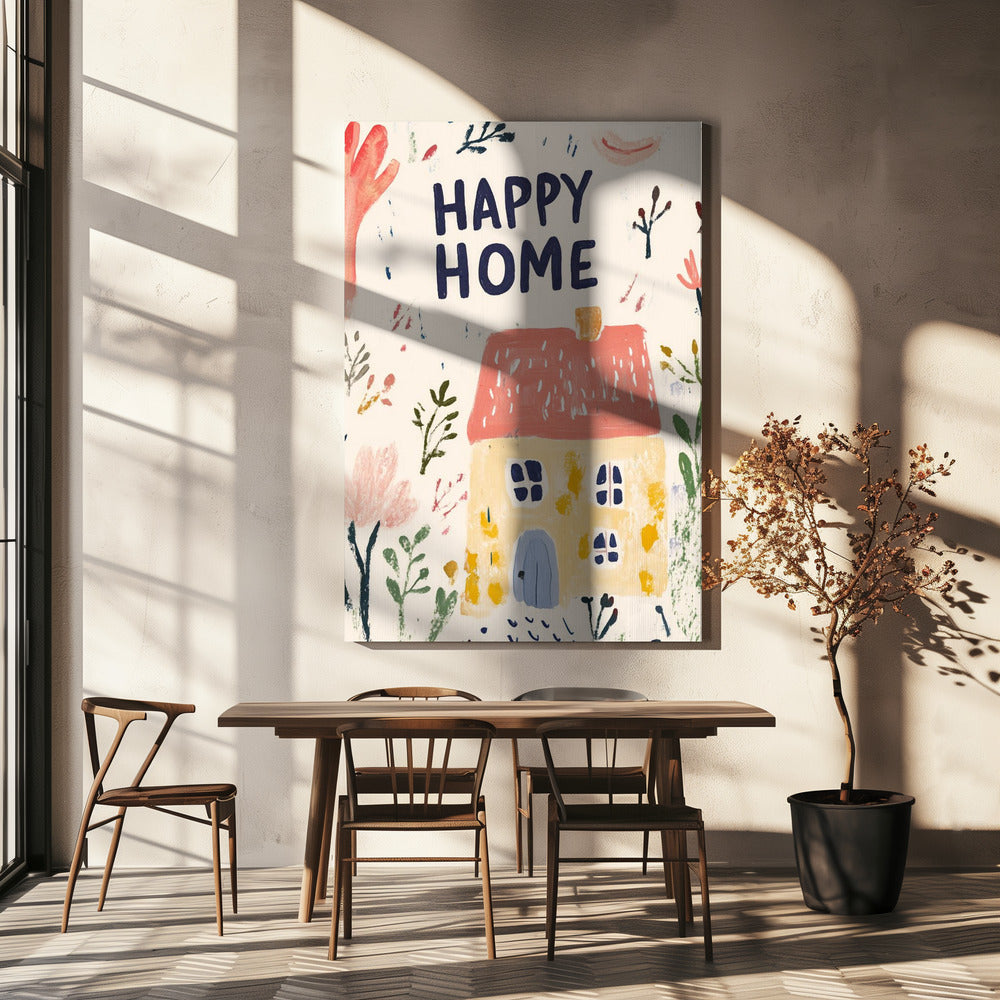 Cheerful Abode | Canvas