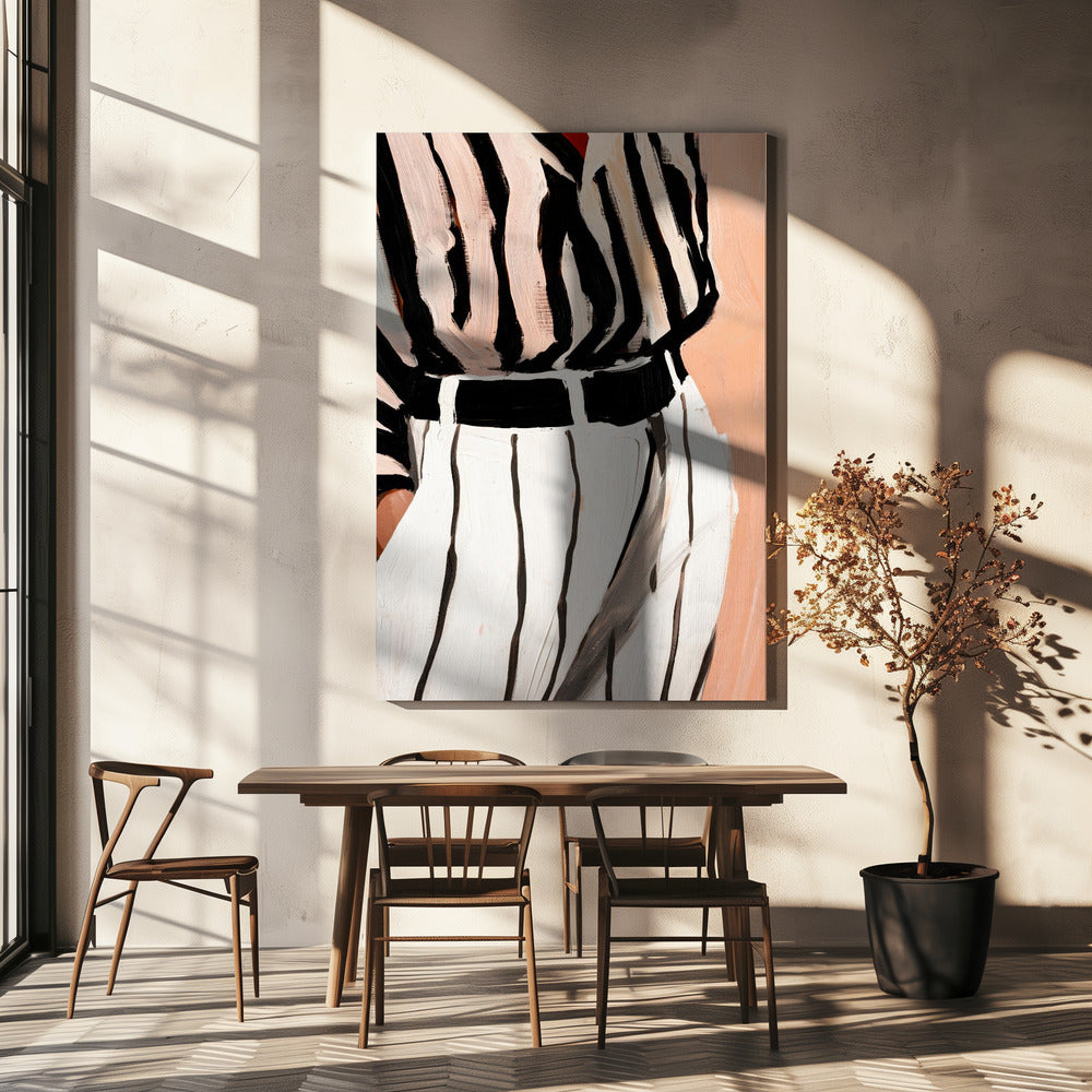 Streifen Eleganz | Leinwand