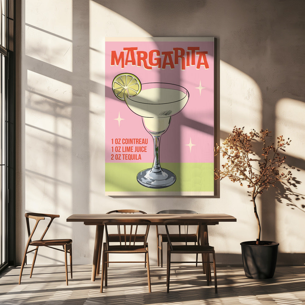 Margarita-Cocktail | Leinwand
