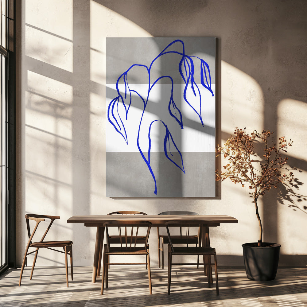 Blaue Eleganz | Leinwand