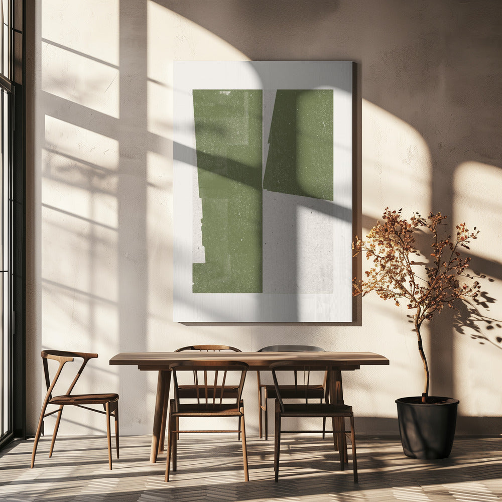 Gedämpfte Geometrie | Leinwand