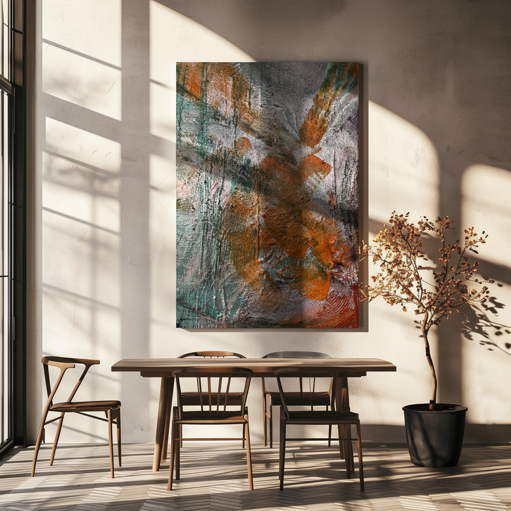 Flüstern der rustikalen Geode | Leinwand