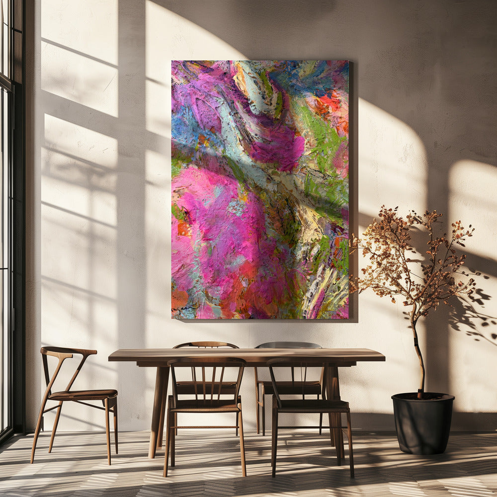 Bunte, verzauberte Pinselstriche | Leinwand