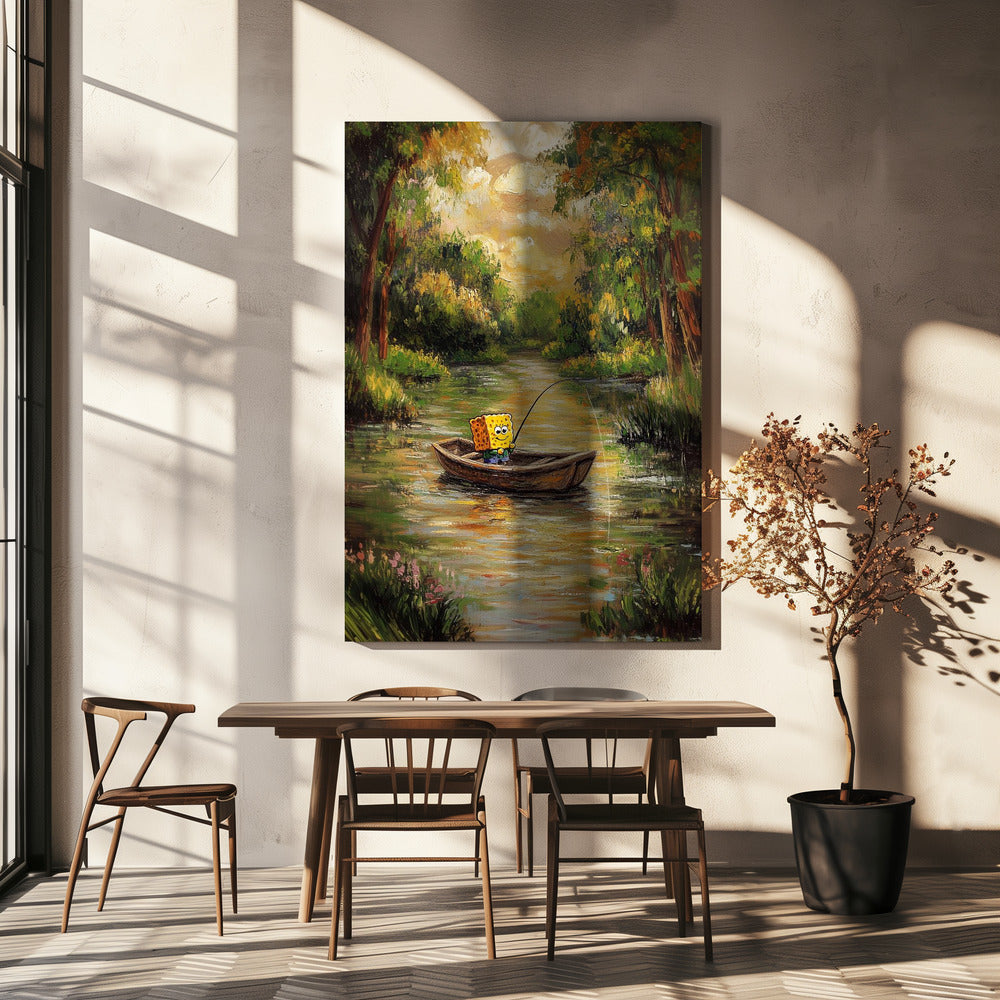 Bob am Fluss | Leinwand