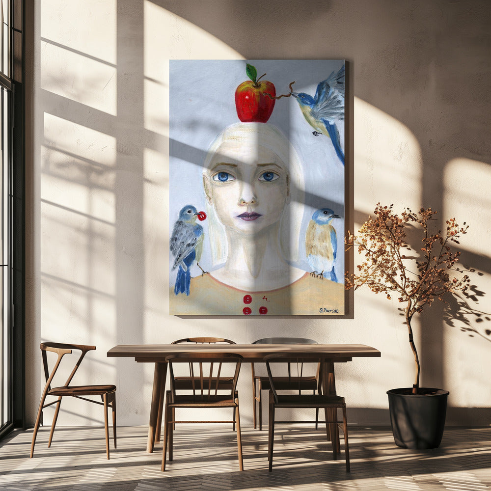 Nordische Frau Mut | Leinwand
