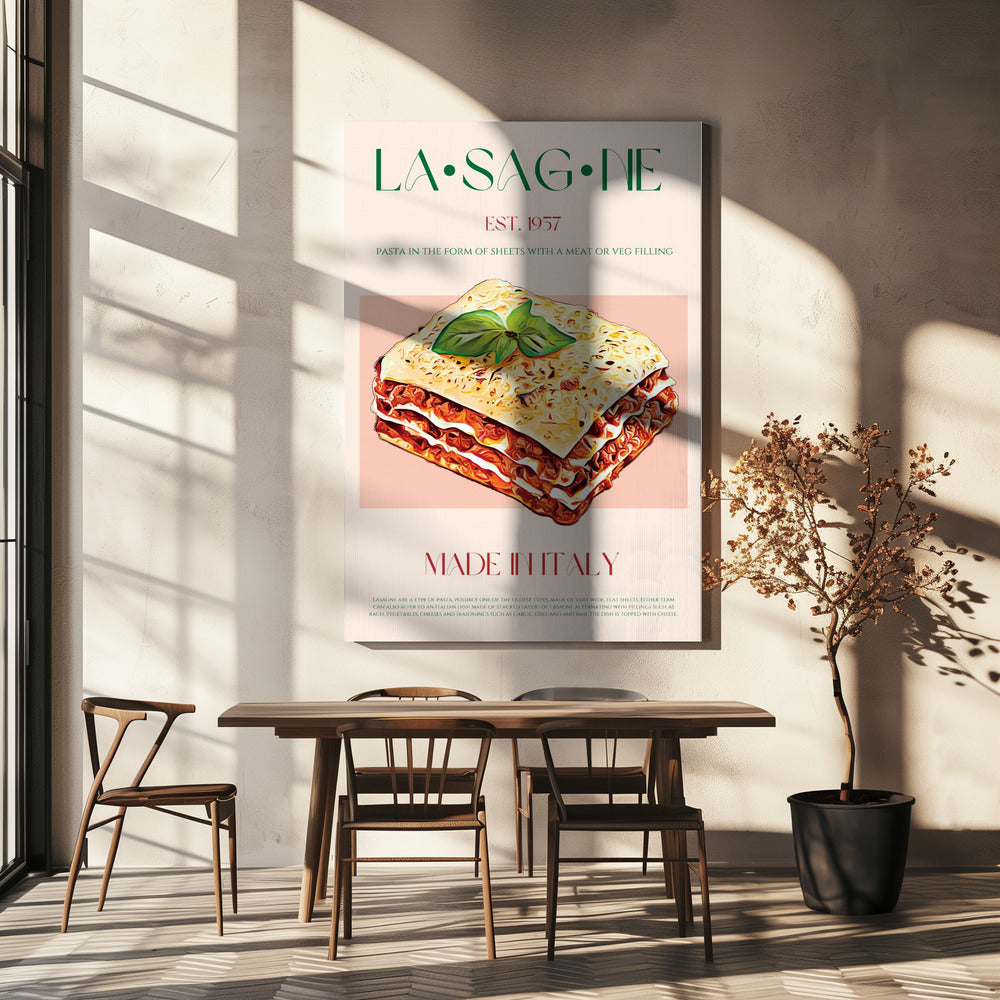 Lasagne-Schichten | Leinwand
