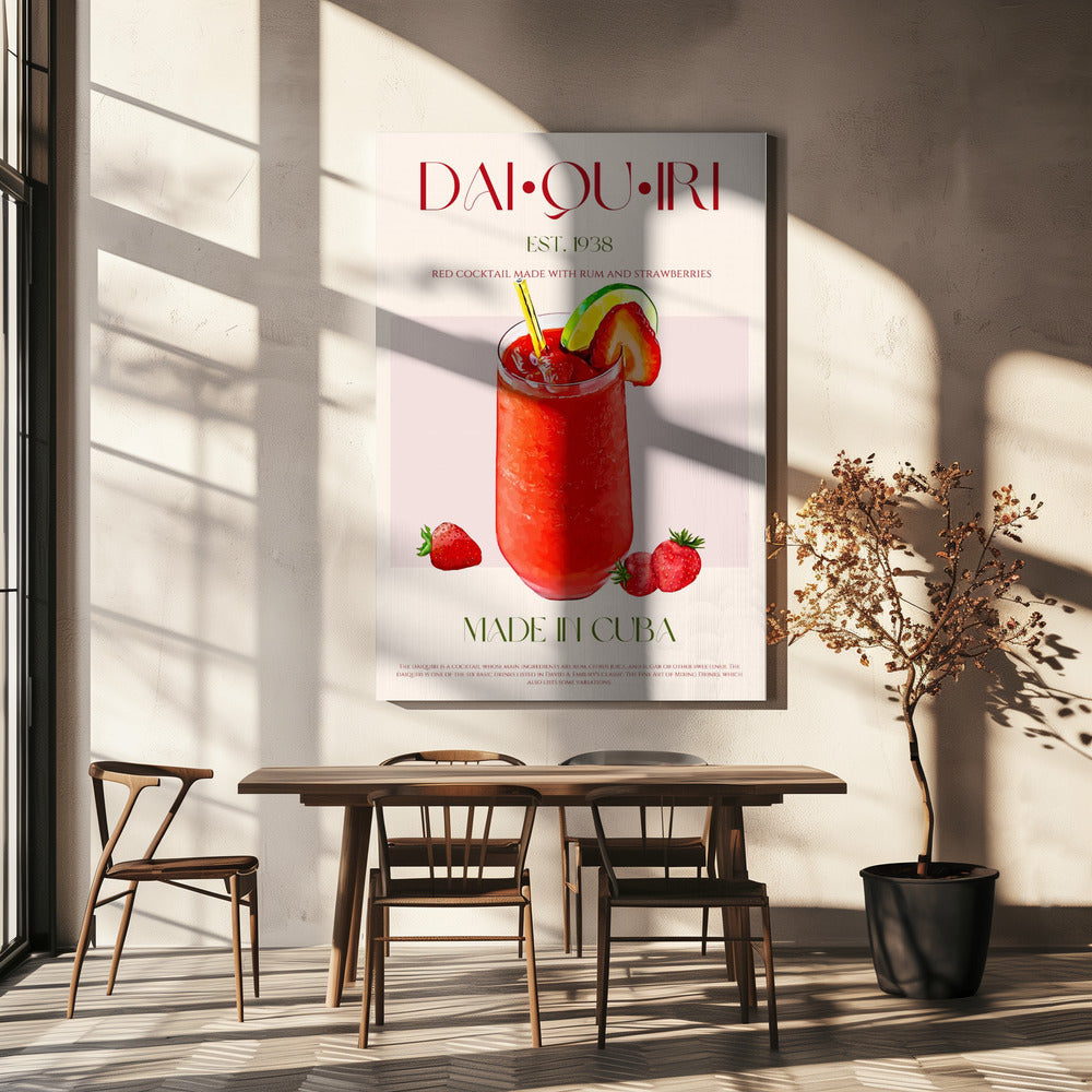 Kubanischer Daiquiri-Genuss | Leinwand