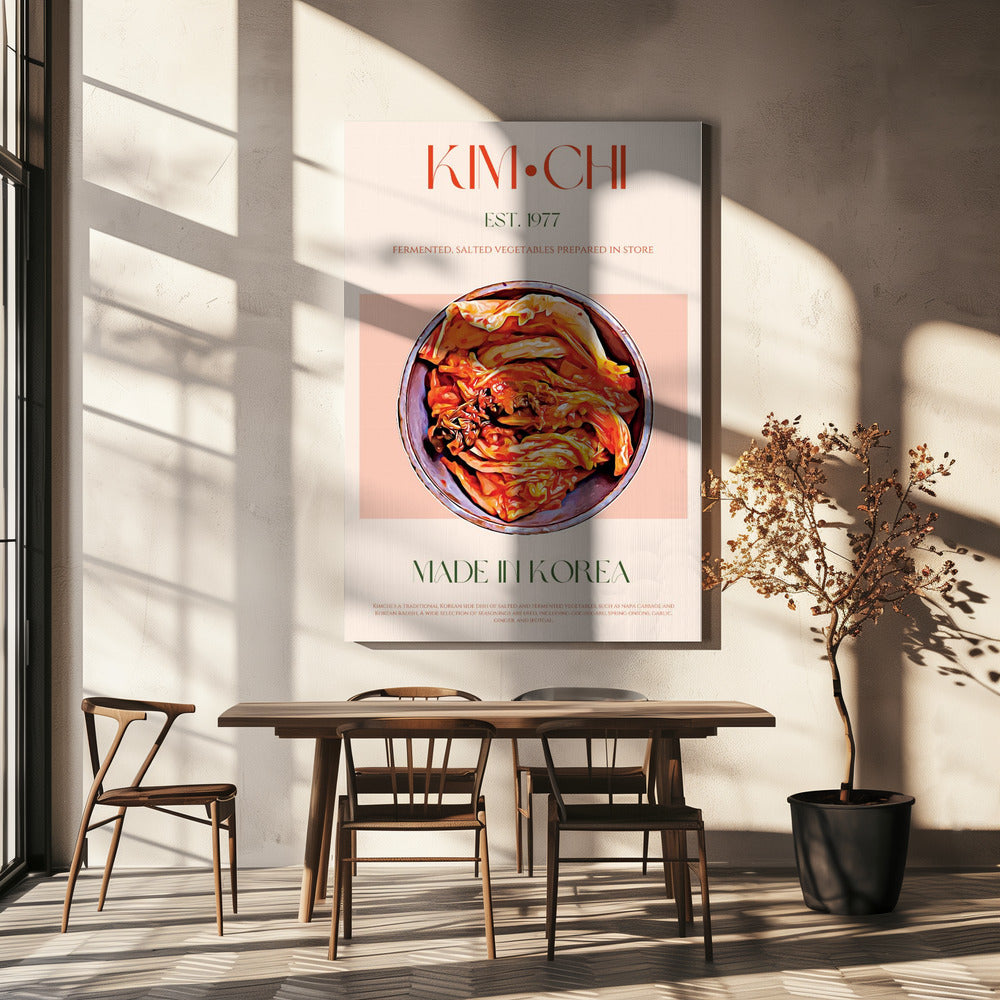 Korean Kimchi Delight | Canvas