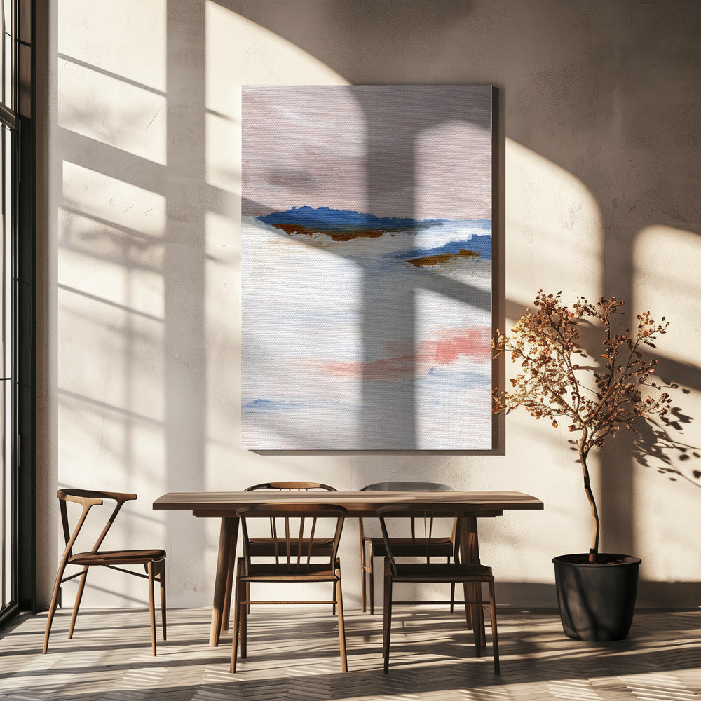 Soft Pastel Tones And Textured Brushstrokes | Canvas