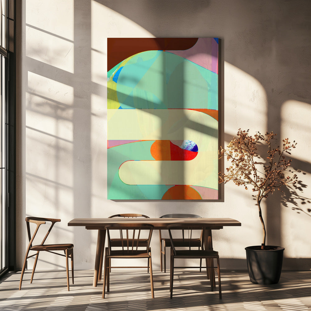 Bunte geometrische Formen | Leinwand