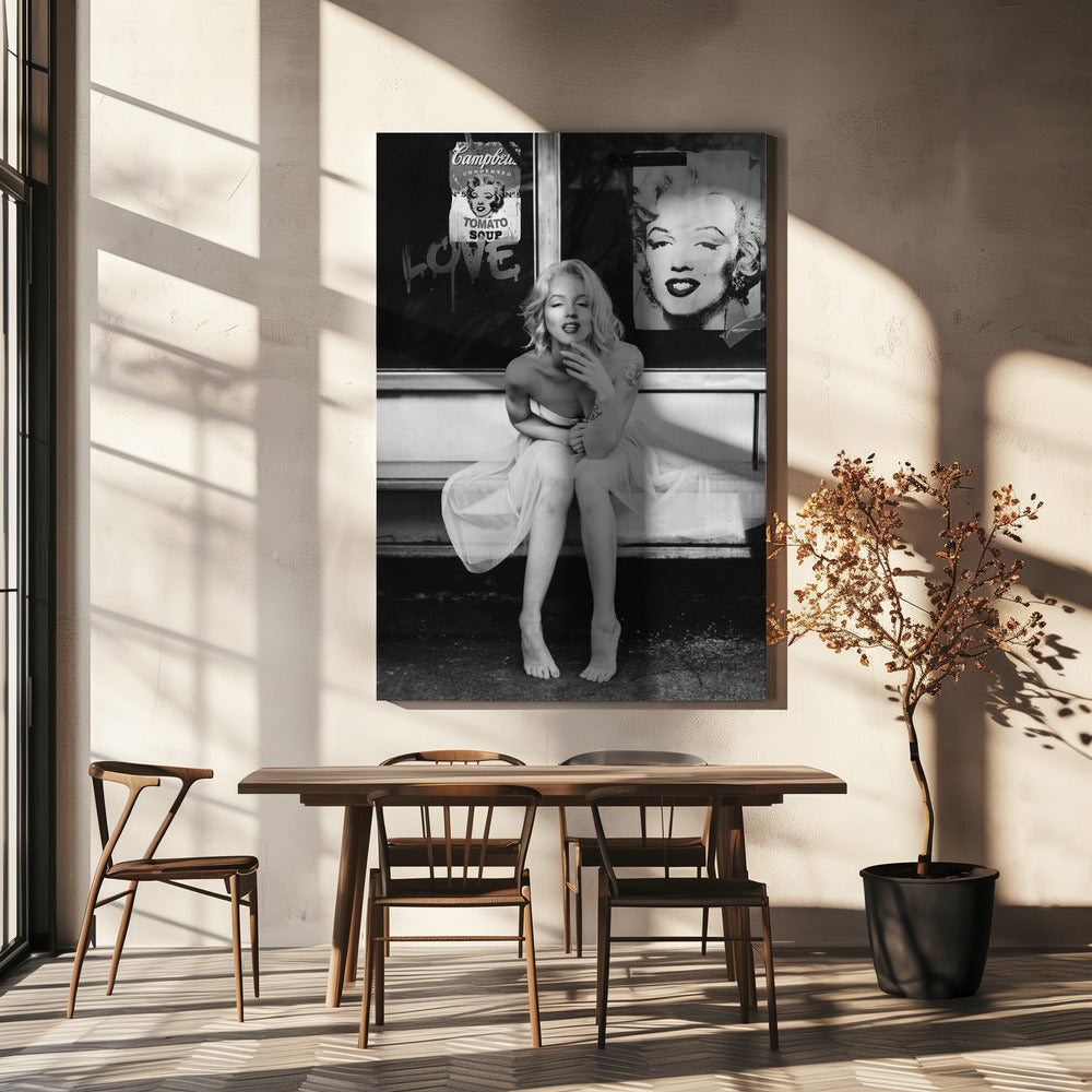 Neu Marilyn SW | Leinwand