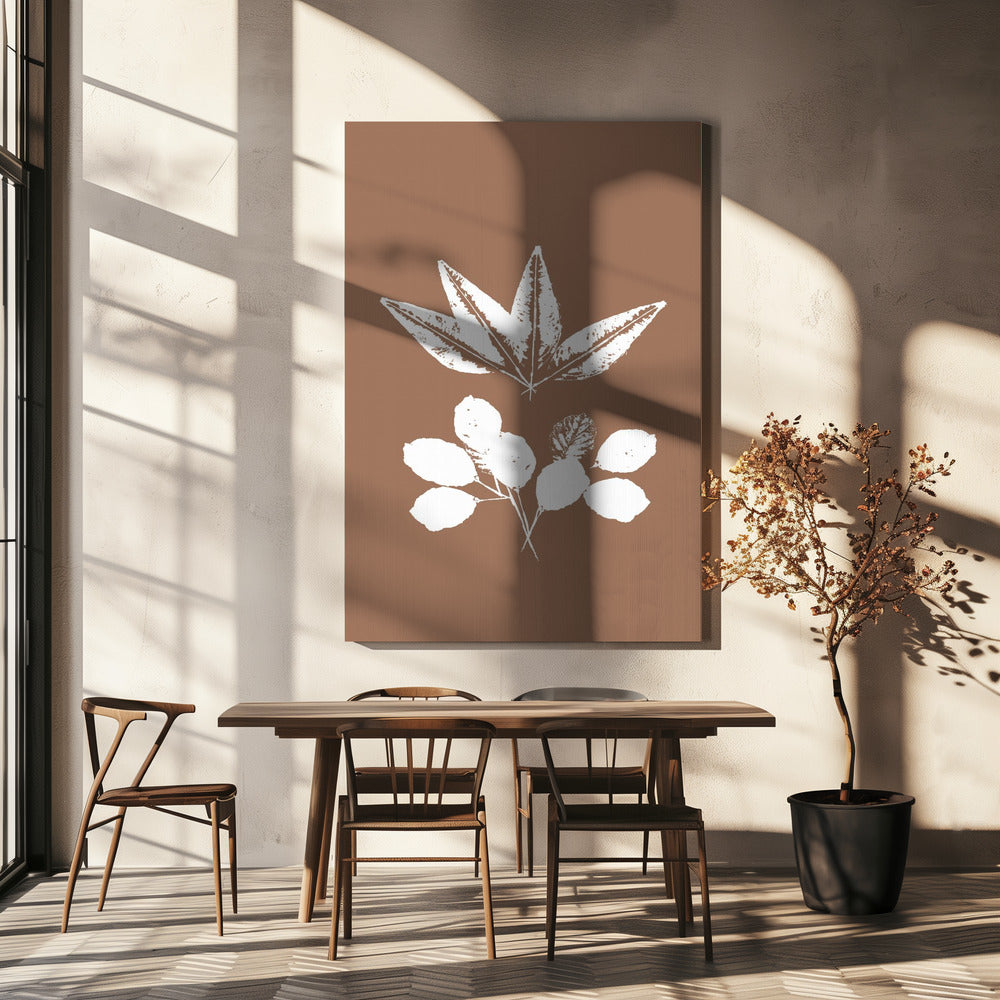 Botanische Silhouetten | Leinwand