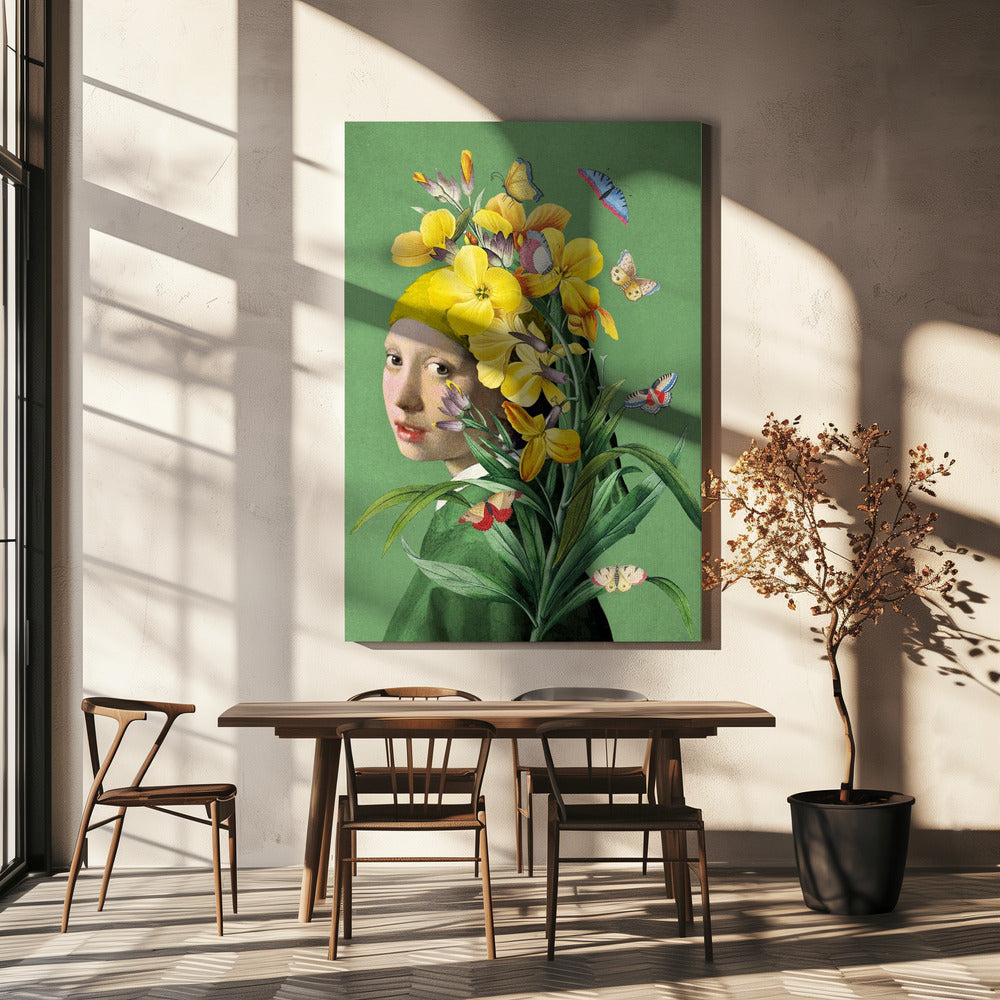 Girl With a Pearl Earring - the Springtime Edition | Canvas