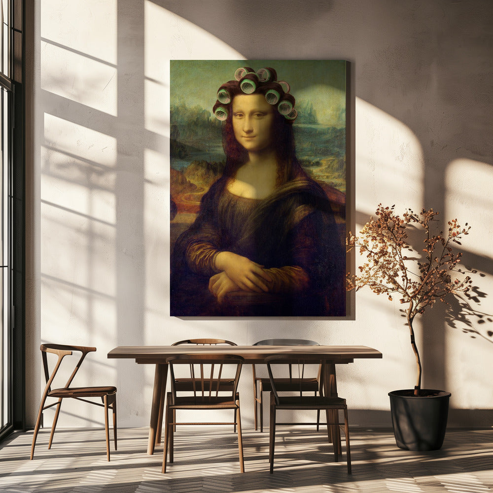 Mona Lisa – die Curly Girly Edition | Leinwand