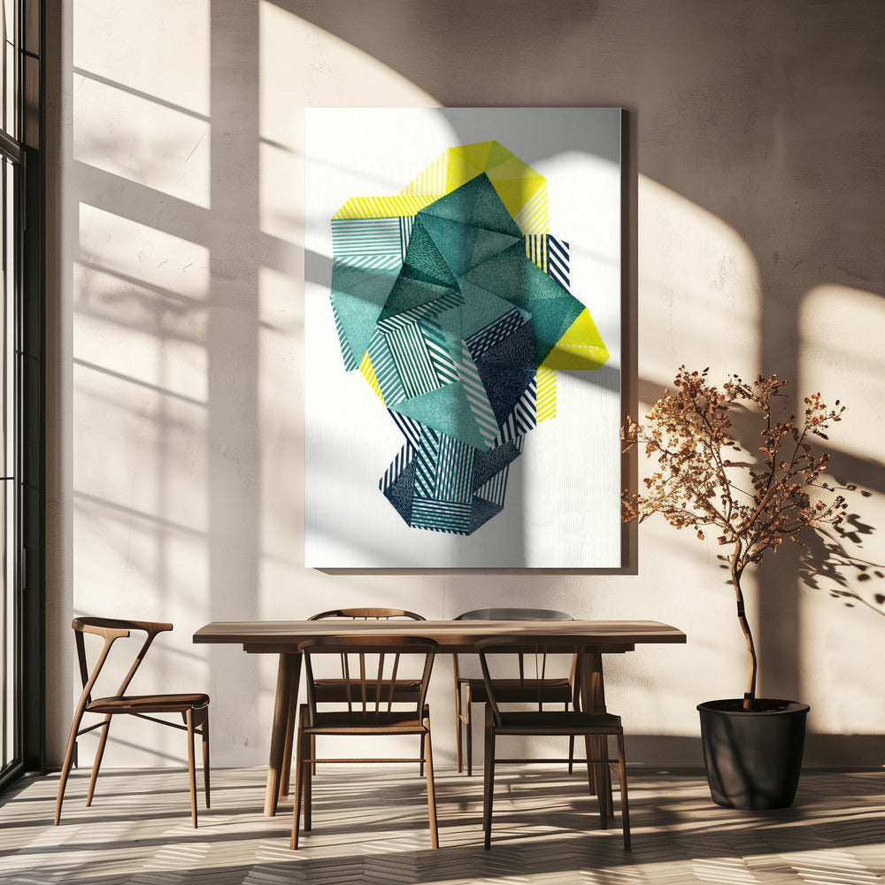 Polygonale Form V. | Leinwand