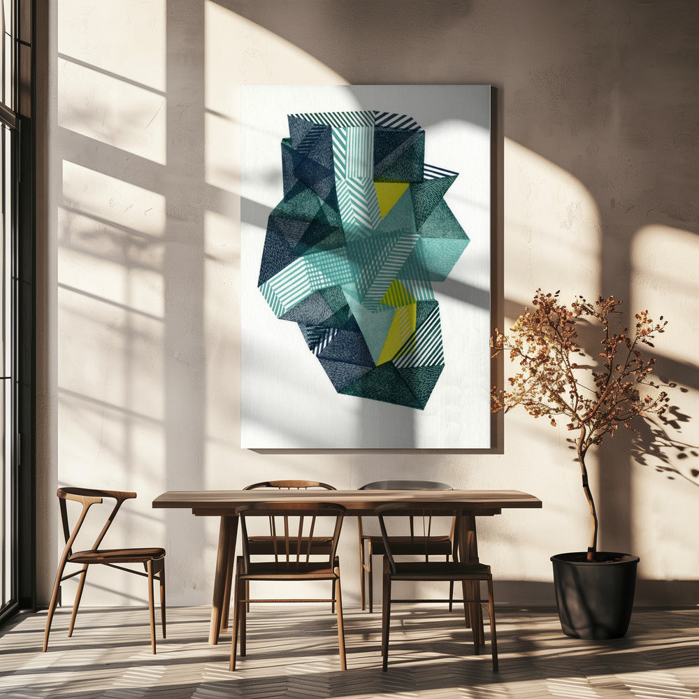 Polygonale Form IV. | Leinwand