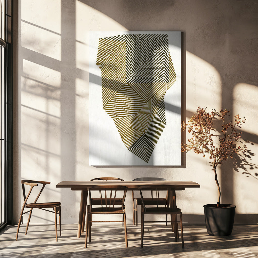 Polygonale Form II. | Leinwand