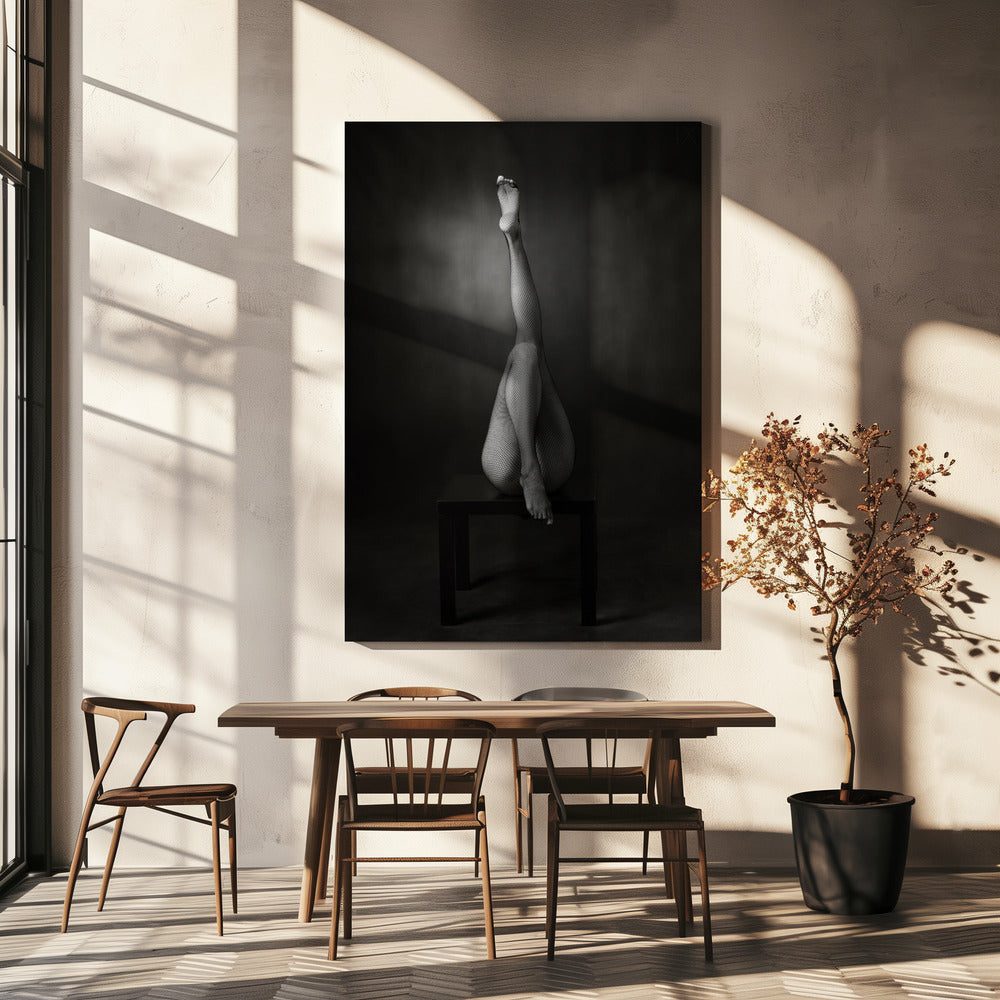 Eins oben, eins unten | Leinwand