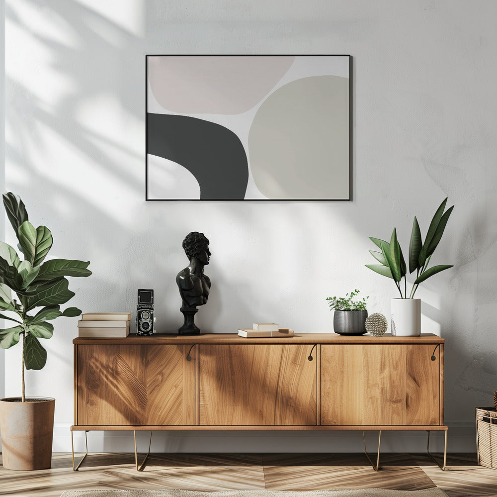 Calm Shapes Flow | Poster