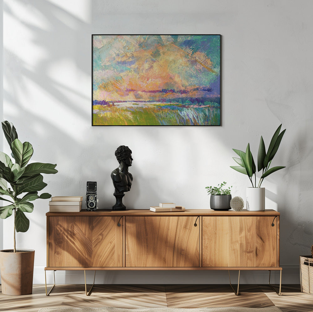 Leuchtende Skyline | Poster